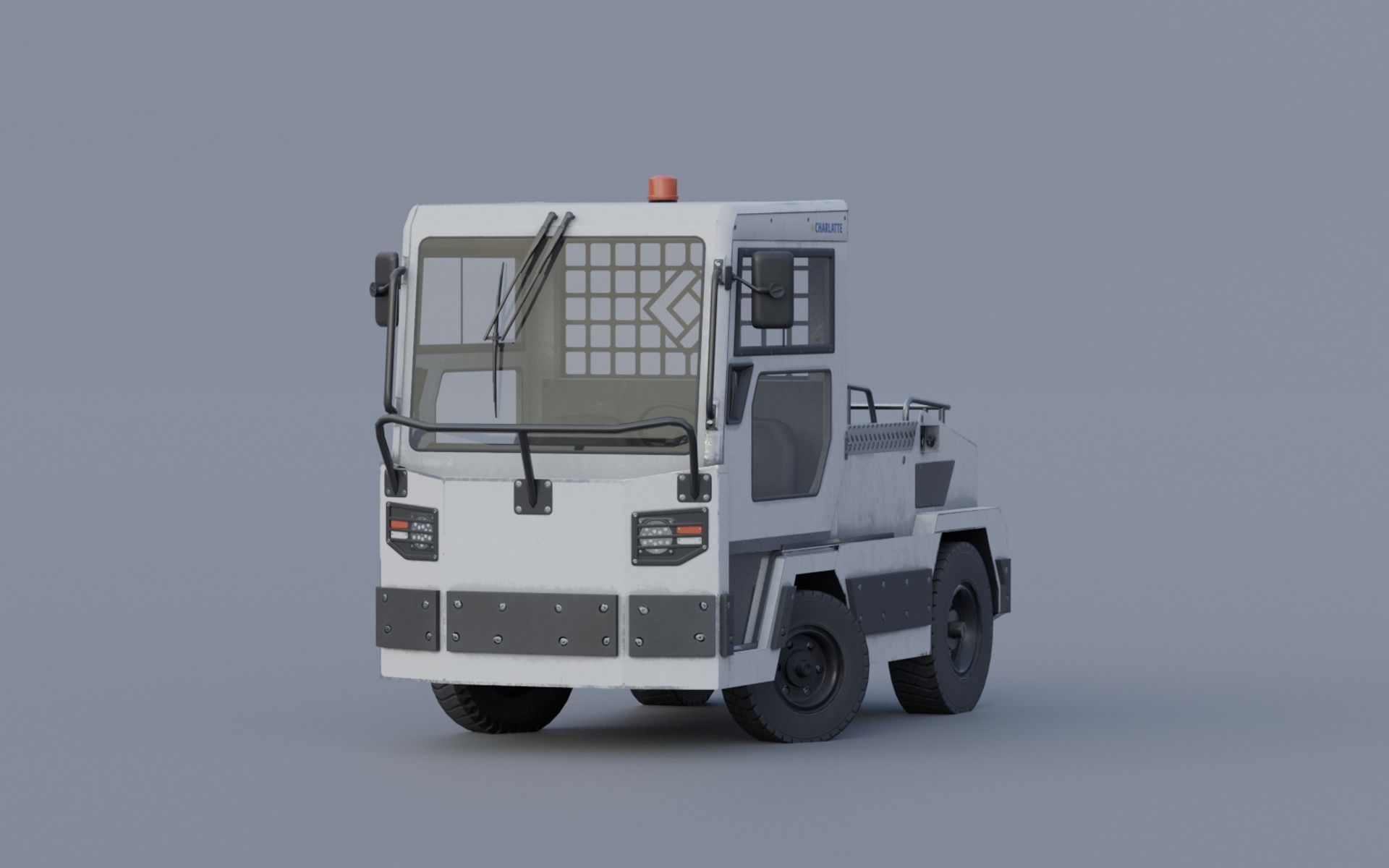 Charlatte 135 lowpoly Low-poly 3D model_1