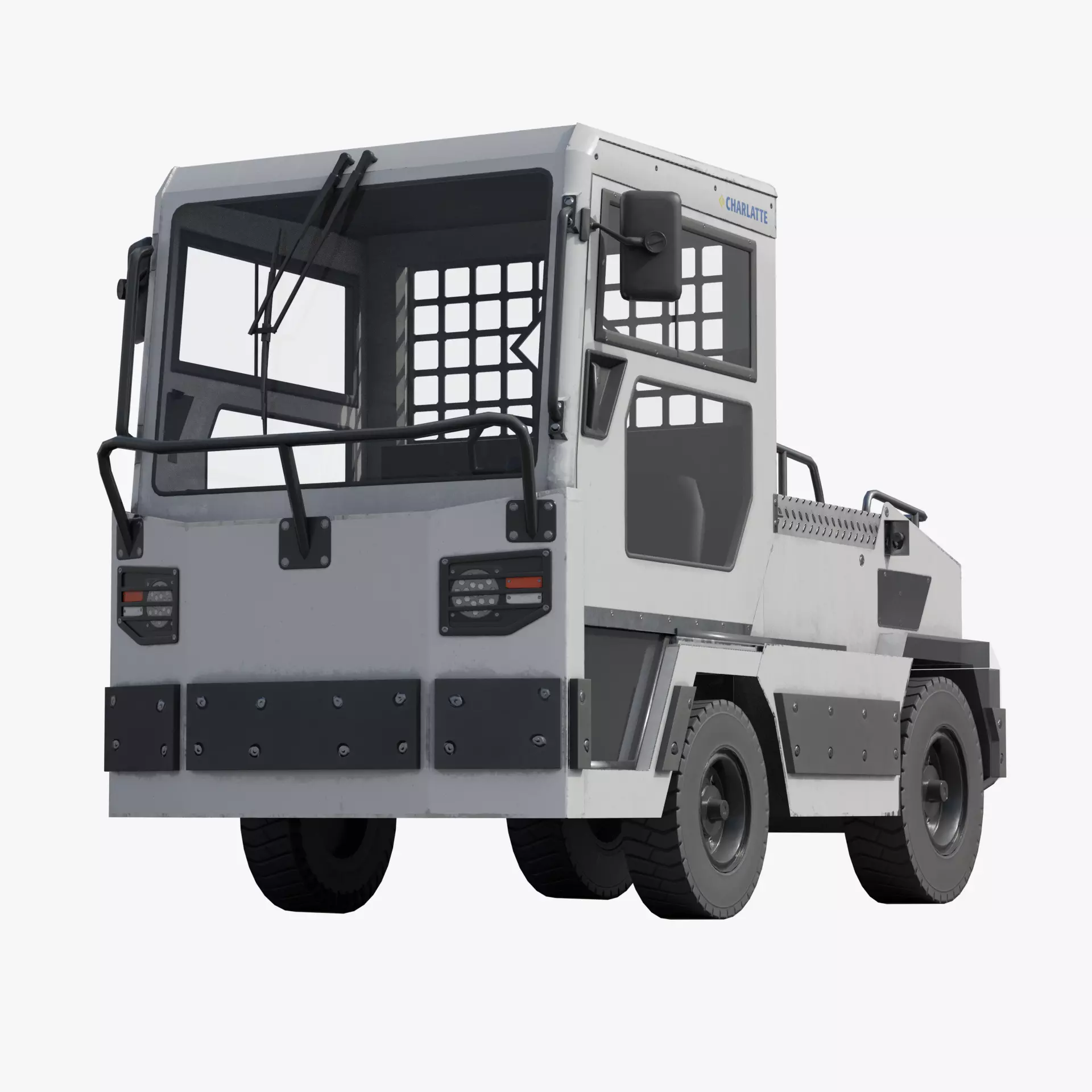 Charlatte 135 lowpoly Low-poly 3D model_0