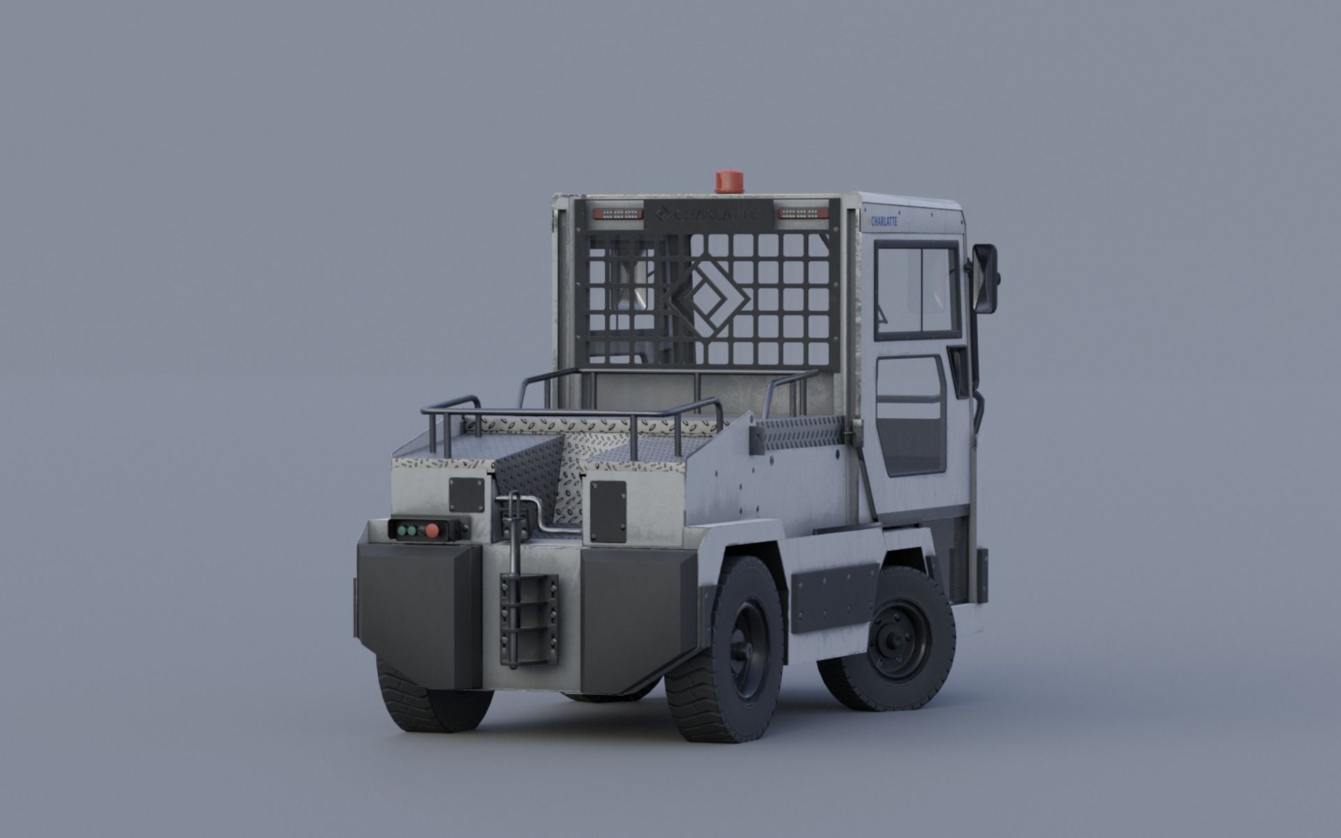 Charlatte 135 lowpoly Low-poly 3D model_2