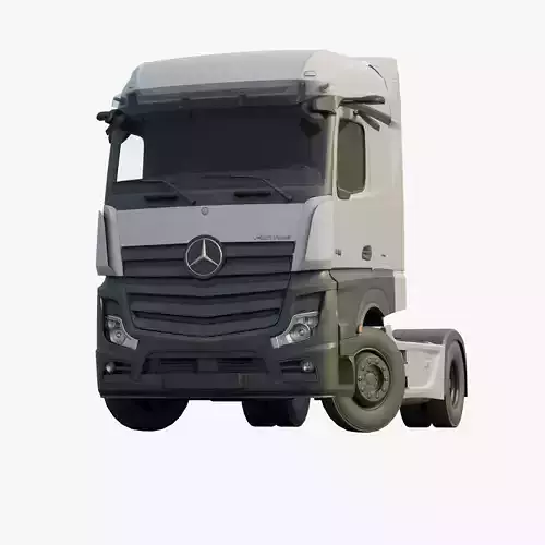  Mercedes-Benz Actros 2020 lowpoly Low-poly 3D model