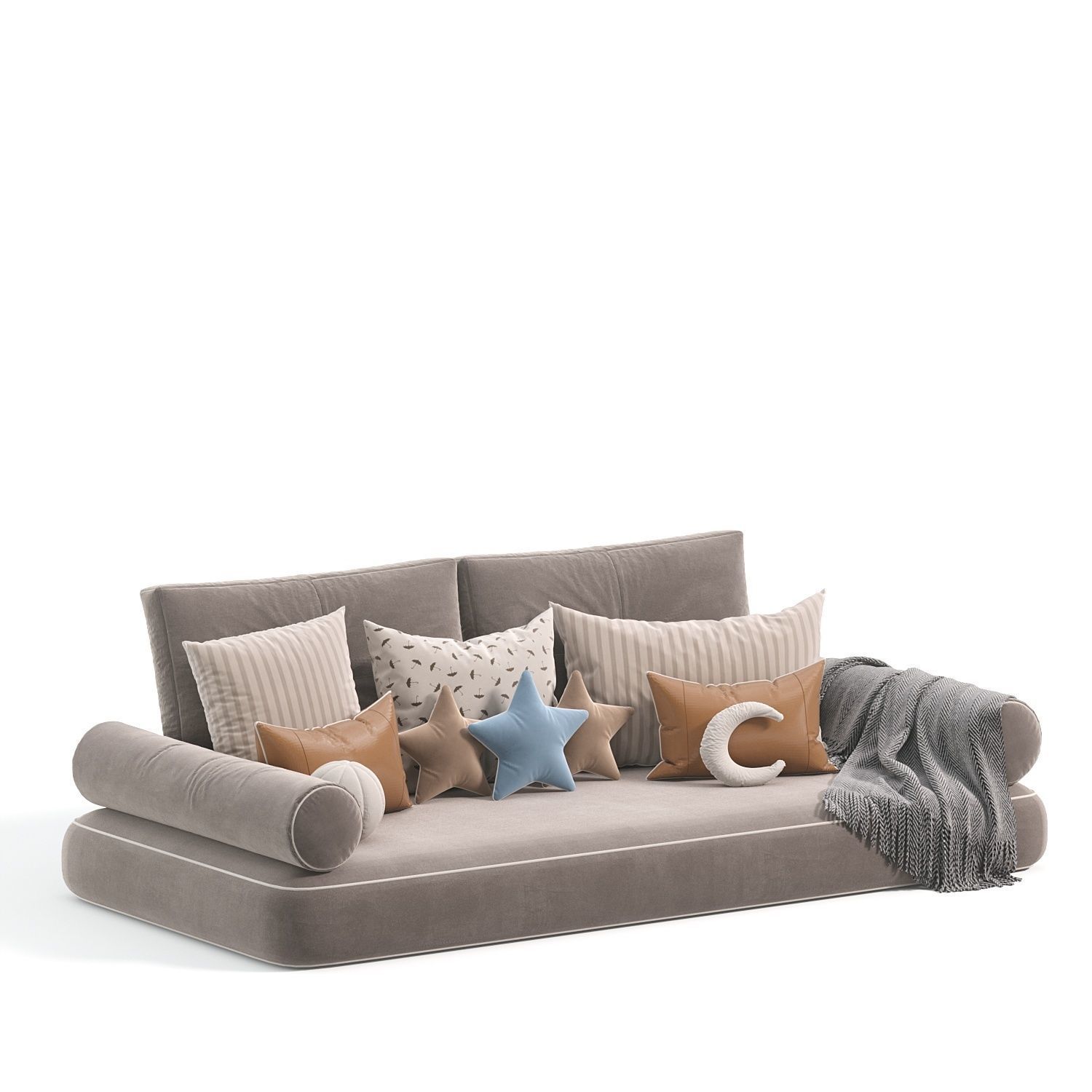 Window Pillows Set 3 3D model_7