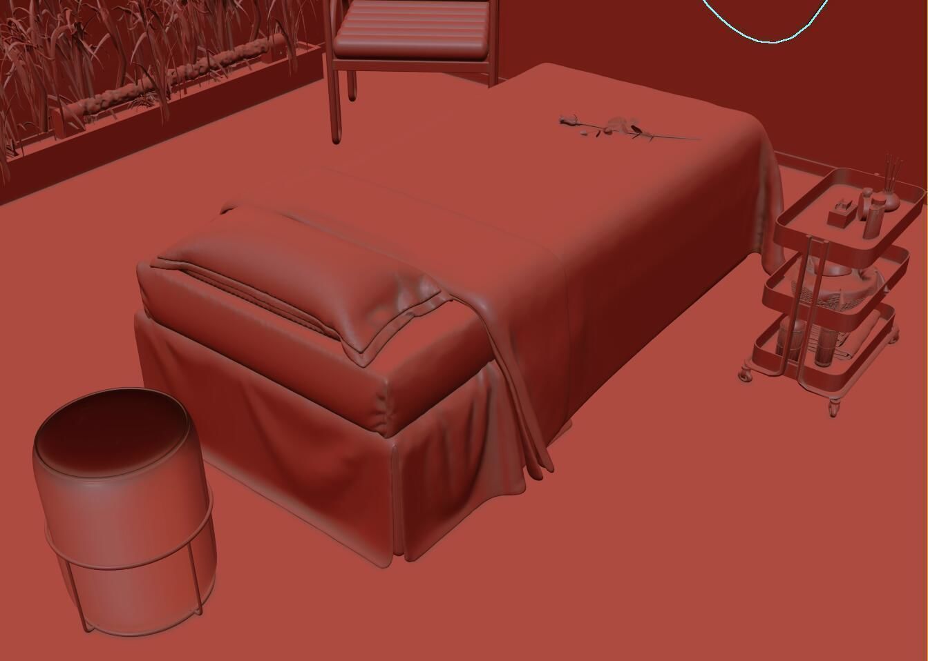  Beauty Salon 3D model_5