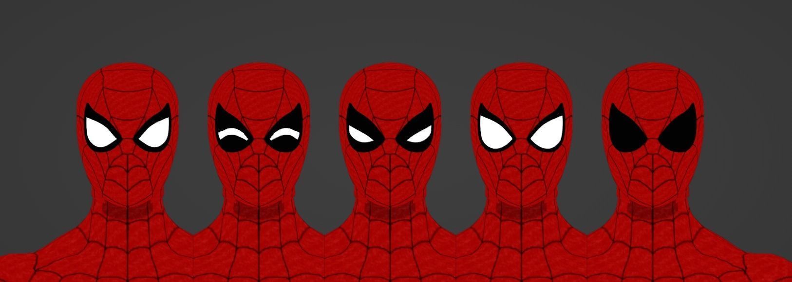 Spider-Man No Way Home Final Swing Suits Low-poly 3D model_4