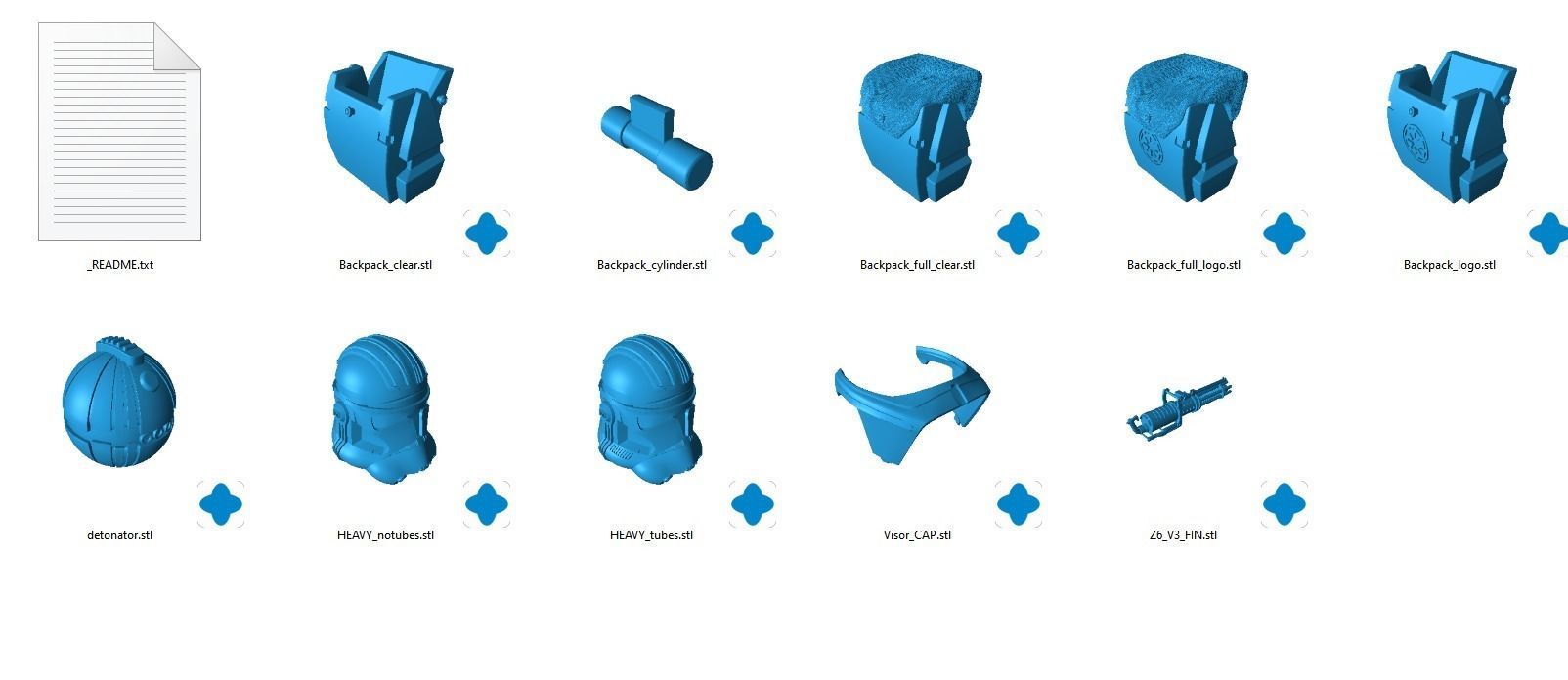 Star Wars Clone Trooper Phase 2 Heavy Gunner Figure Kit 3D print model_4