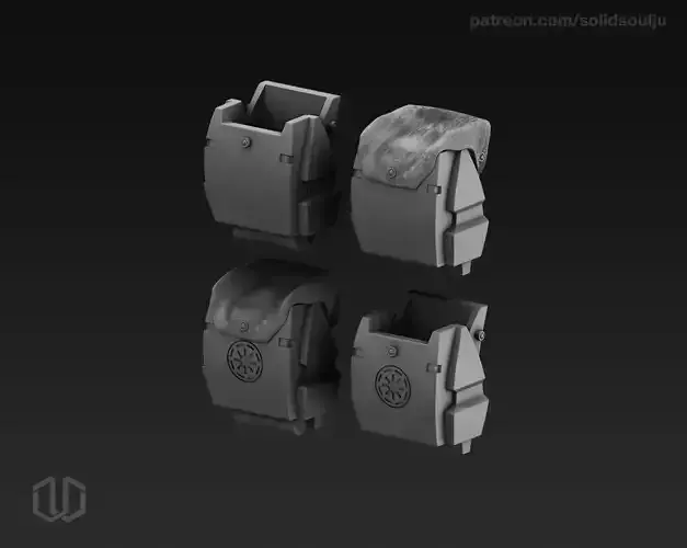 Clone Trooper Backpack Hasbro Black Series Hot toys  3D print model