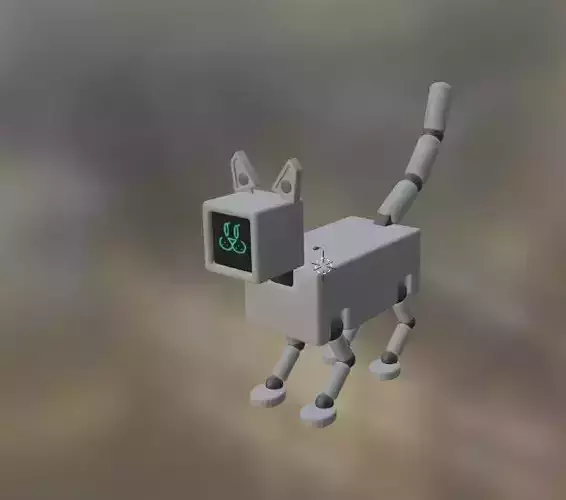 Robo Cat 3D model