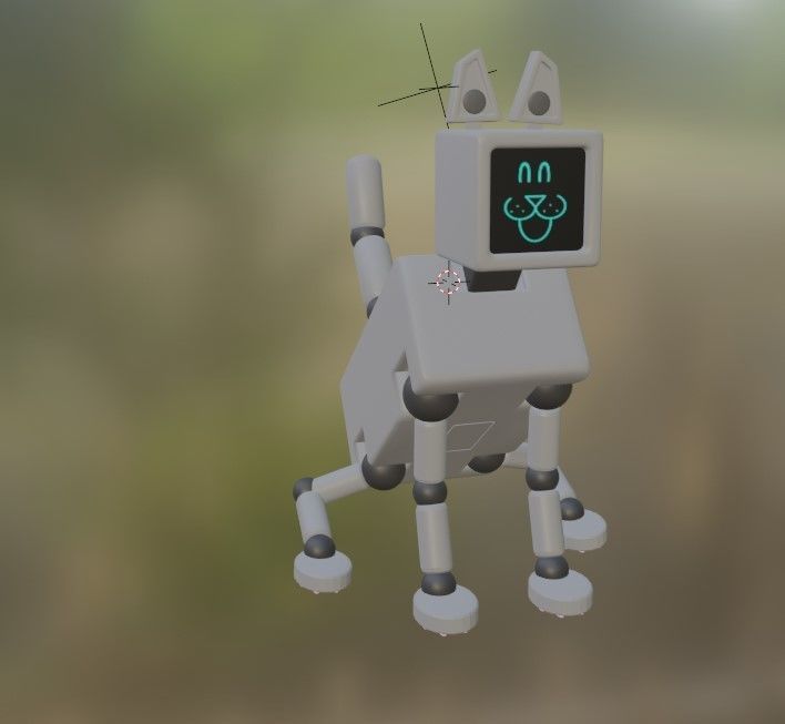 Robo Cat 3D model_3