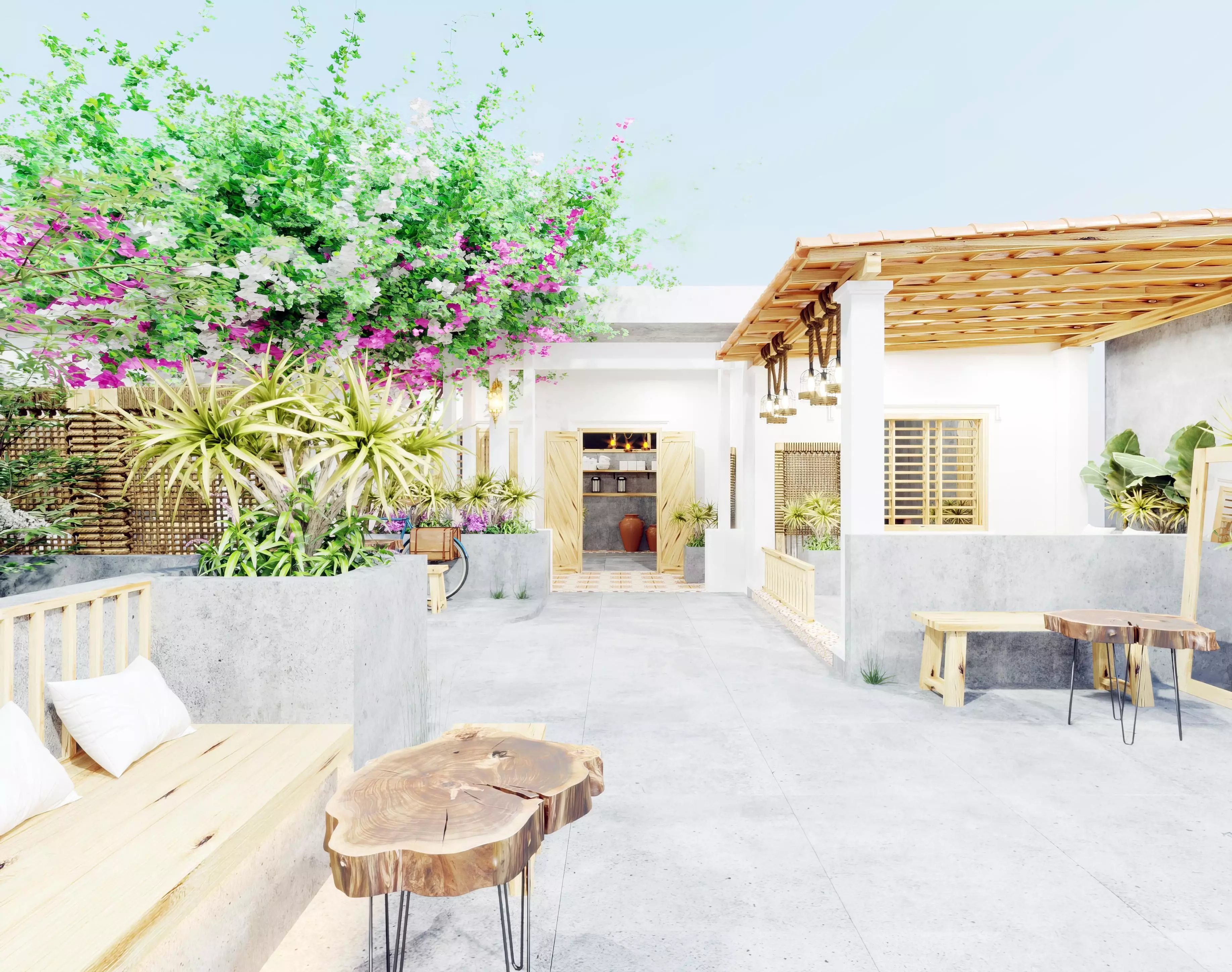 coffee Modern shop 3D model_0