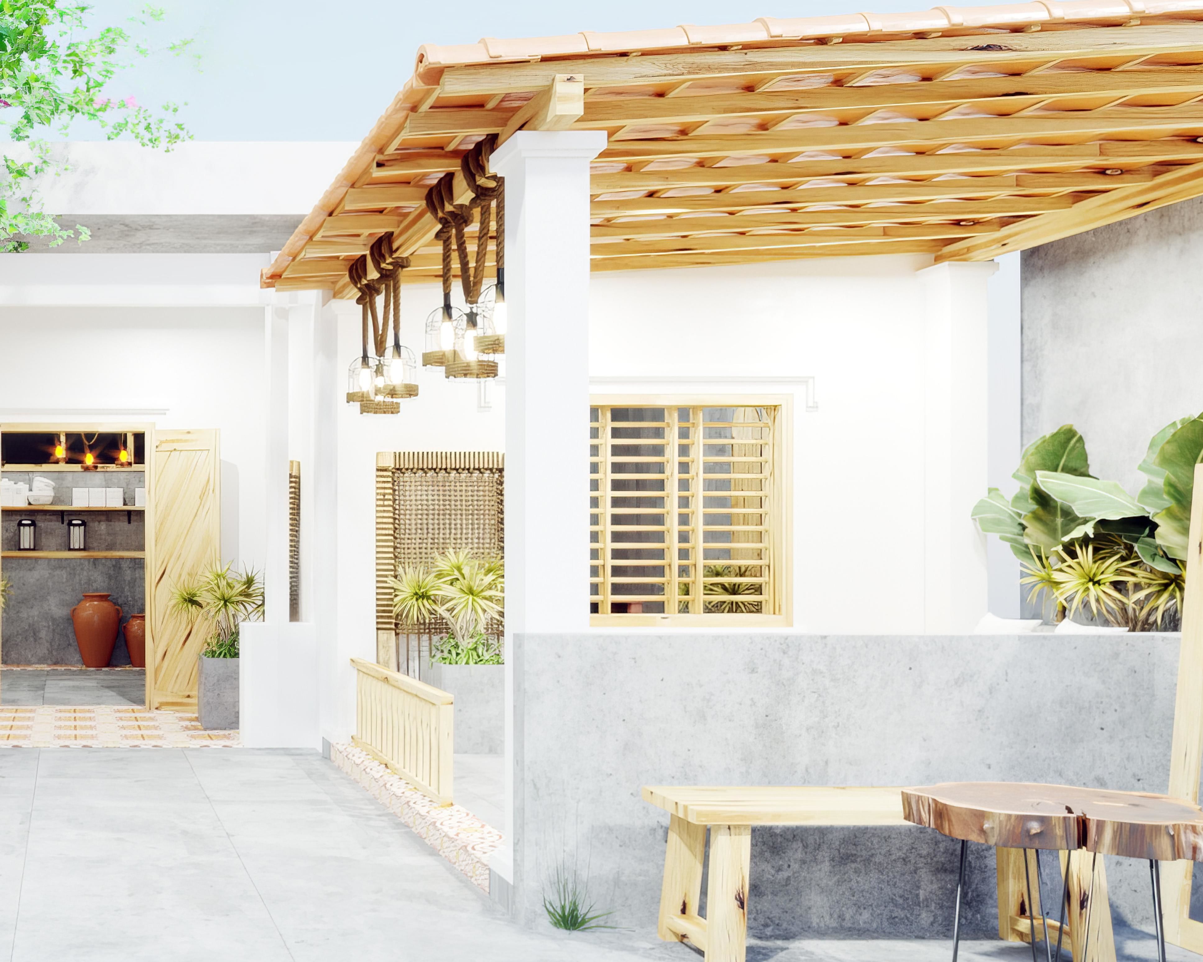 coffee Modern shop 3D model_3