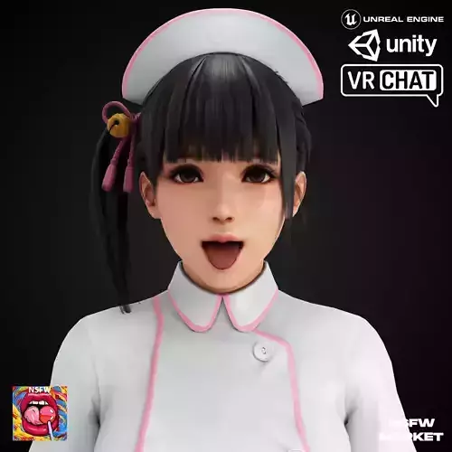 EXCLUSIVE EDITION RIGGED CHARACTER KOHARU - SUSTER Low-poly 3D model