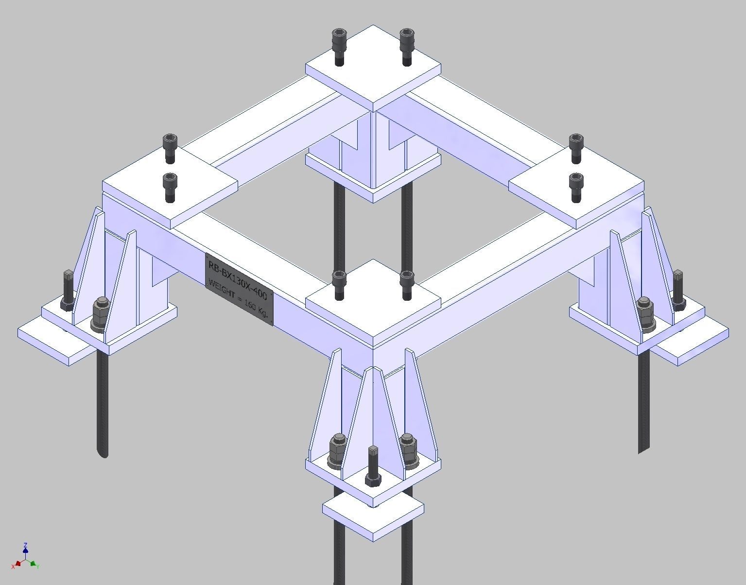 26370-ROBOT BASE BX130X-400 3D model_6