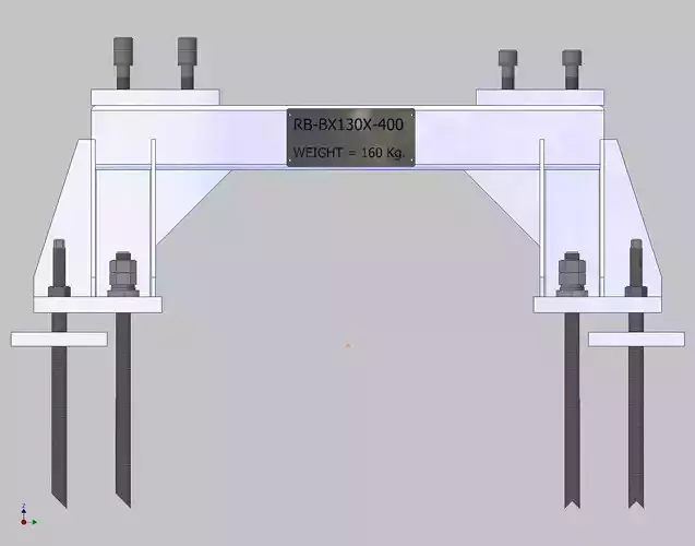 26370-ROBOT BASE BX130X-400 3D model