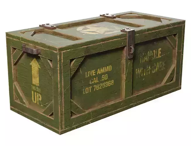 Military Wooden Box 1