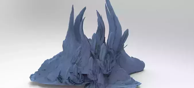 Snake mountain Rock shards crystals