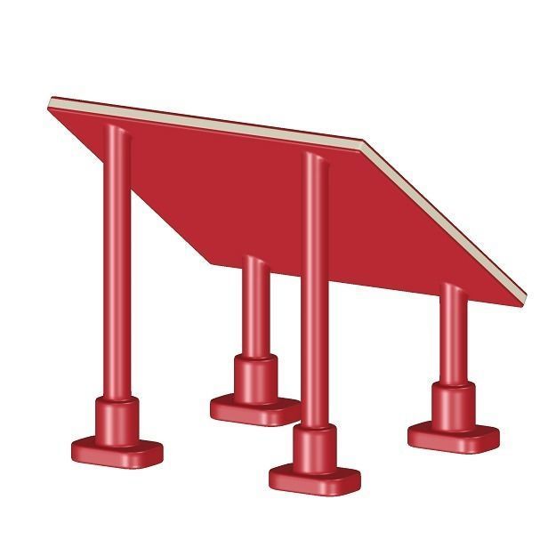 Baby Solar Panel Toy 3D model_3