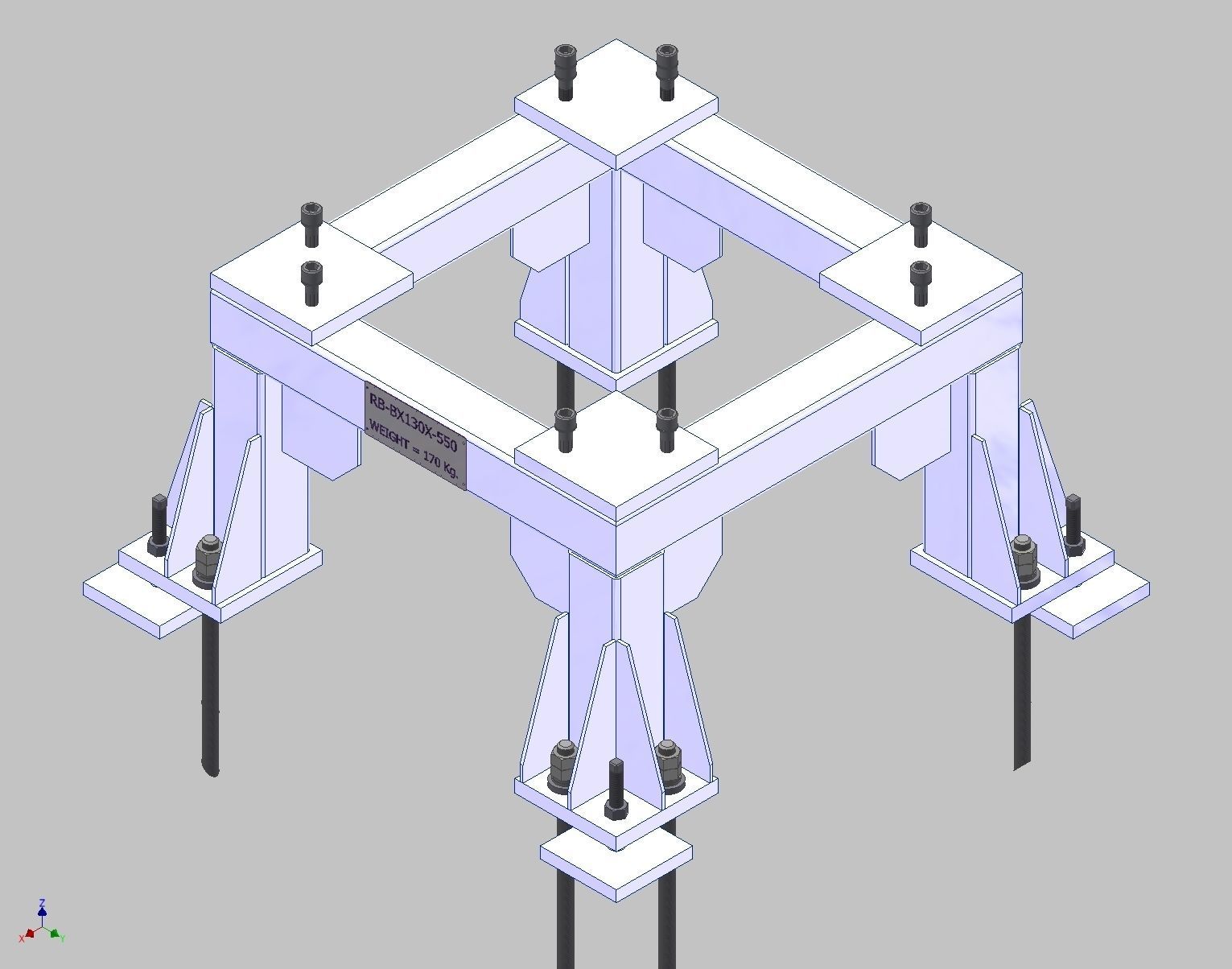 26371-ROBOT BASE BX130X-550 3D model_6