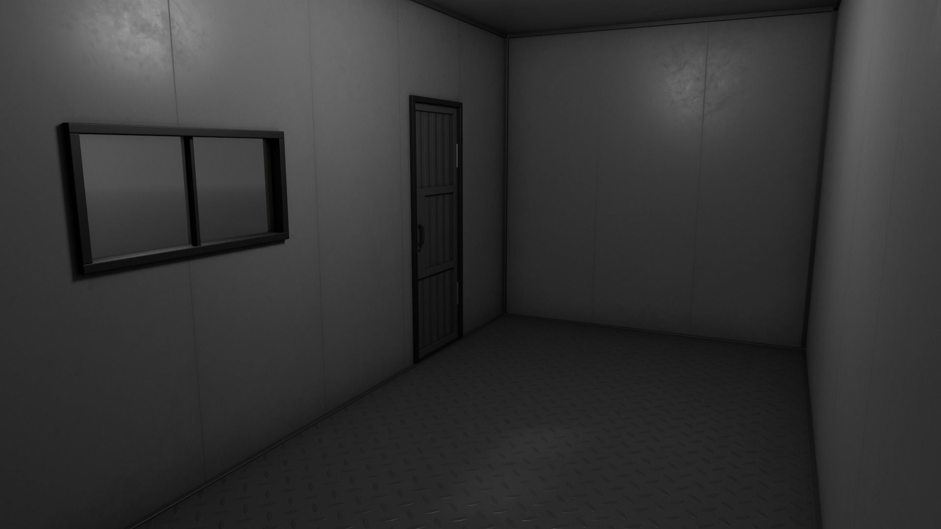 PBR Shed House A 20ft V1 Low-poly 3D model_13