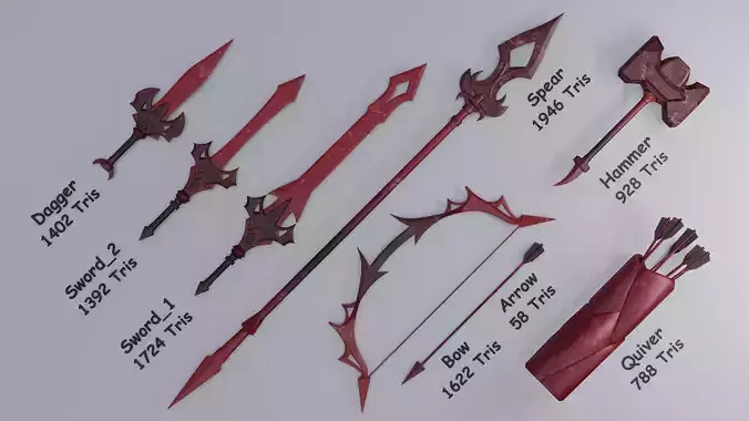 Melee Weapon Pack 01