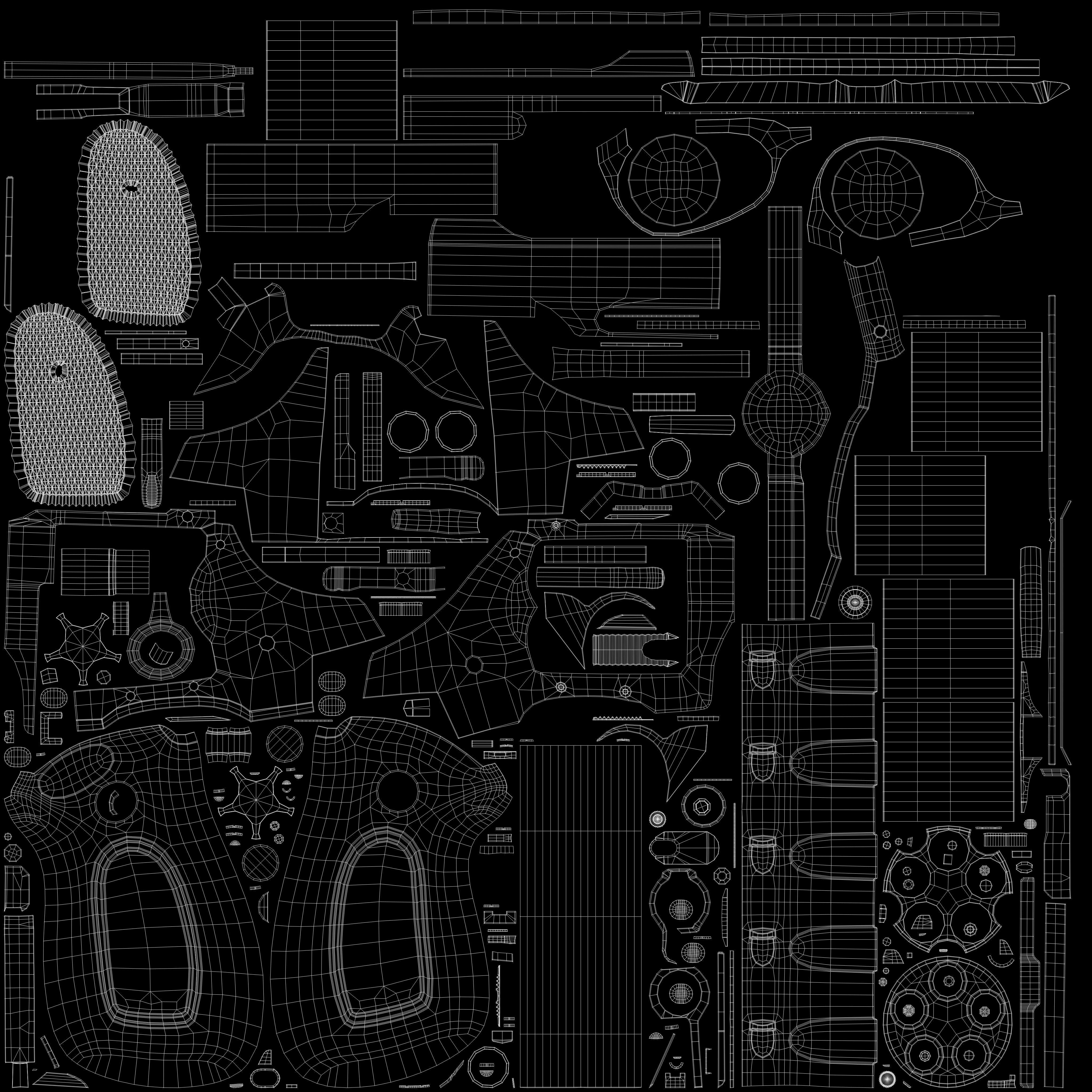 Gun Capgun Revolver Colt highpoly for film 3D model_12