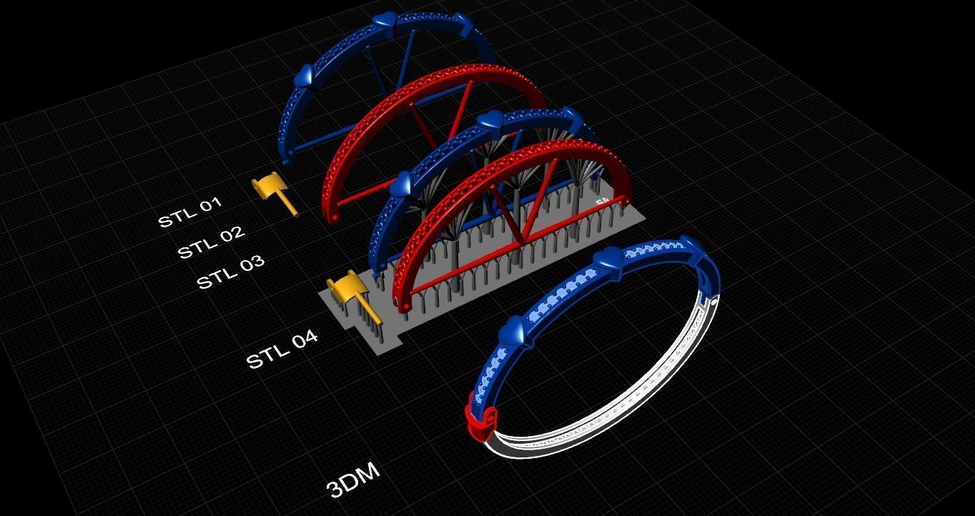 Heart Bracelet 54x46mm 3D print model_1