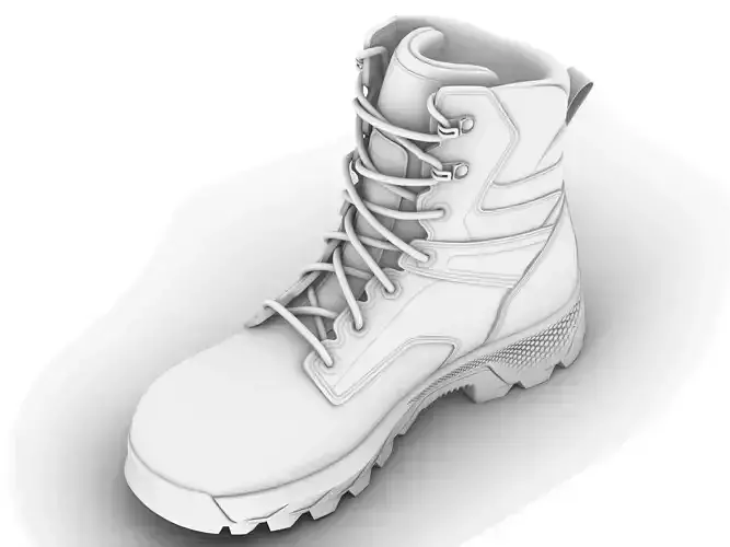 High Boots 3D Shoe