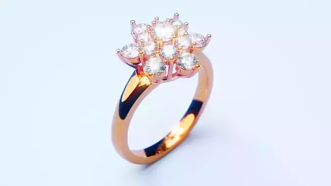 Engagement Ring 47 3D print model