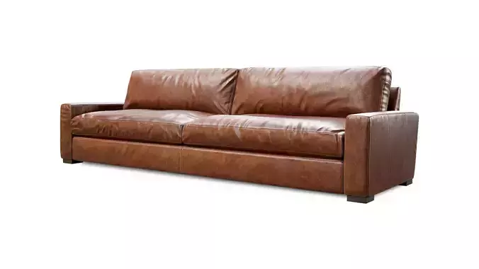 10 Maxwell Leather Sofa 3D model