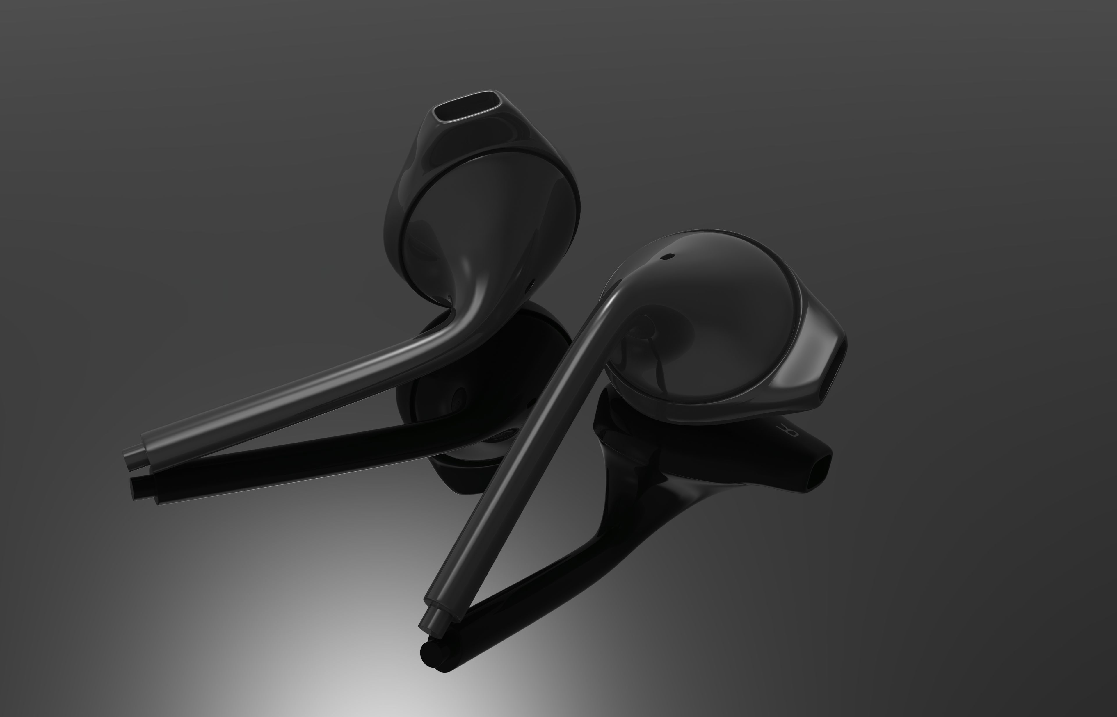 Earbuds 3D model_1