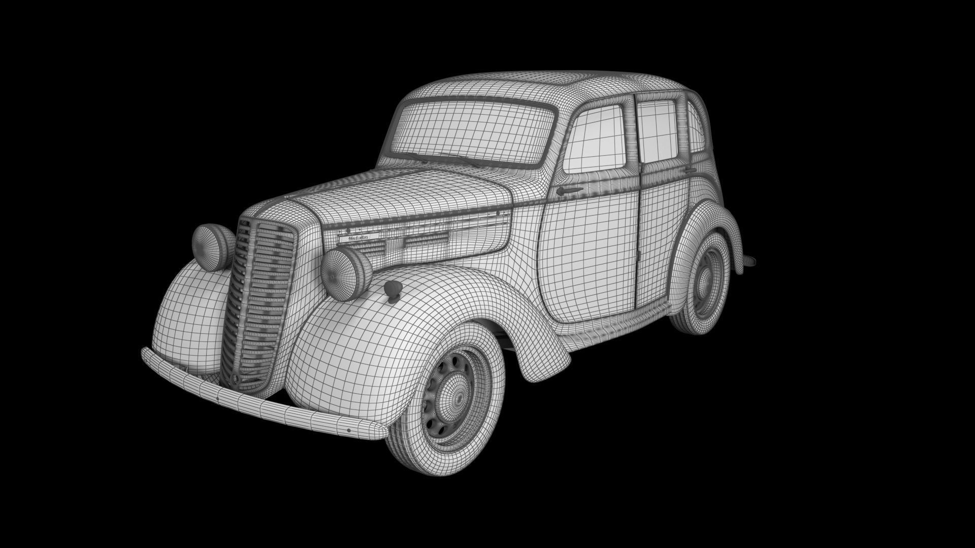 Hindustan Ten 3d Car Model 3D model_27