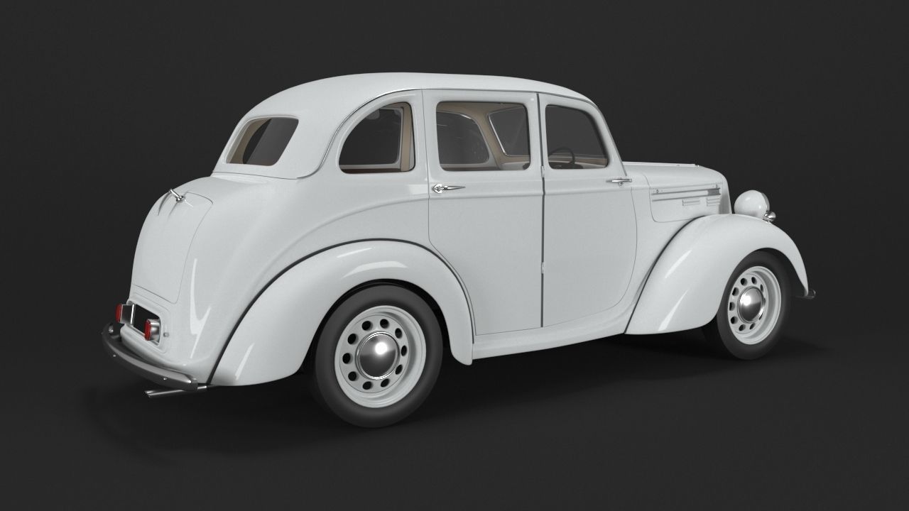 Hindustan Ten 3d Car Model 3D model_19