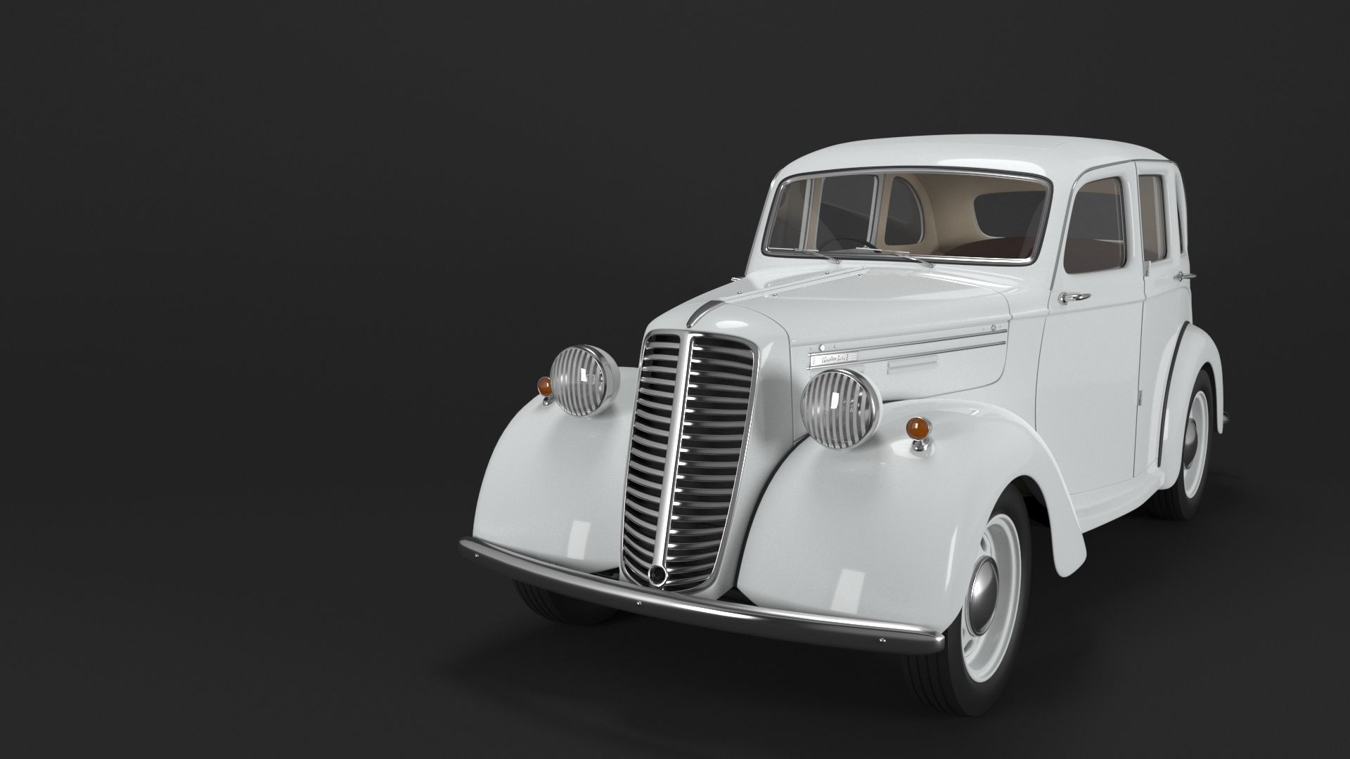 Hindustan Ten 3d Car Model 3D model_2