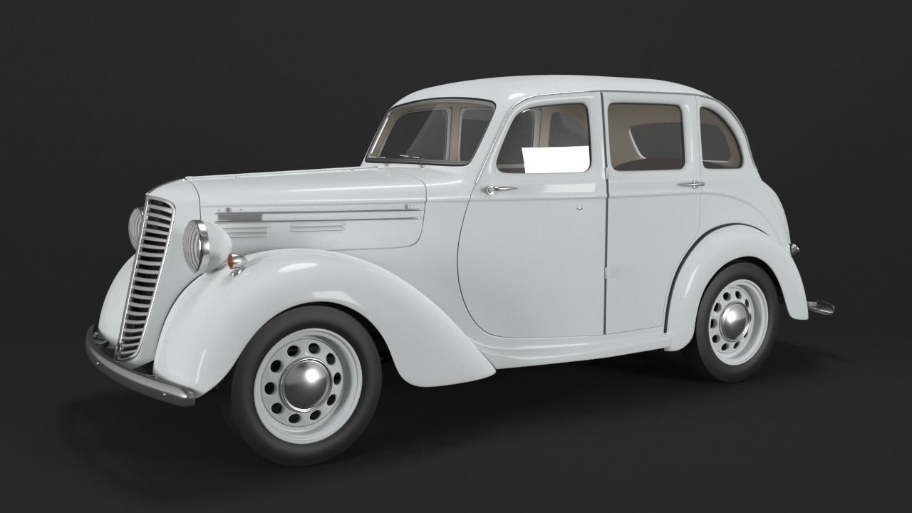 Hindustan Ten 3d Car Model 3D model_3