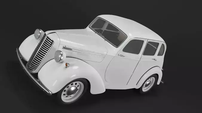 Hindustan Ten 3d Car Model 3D model