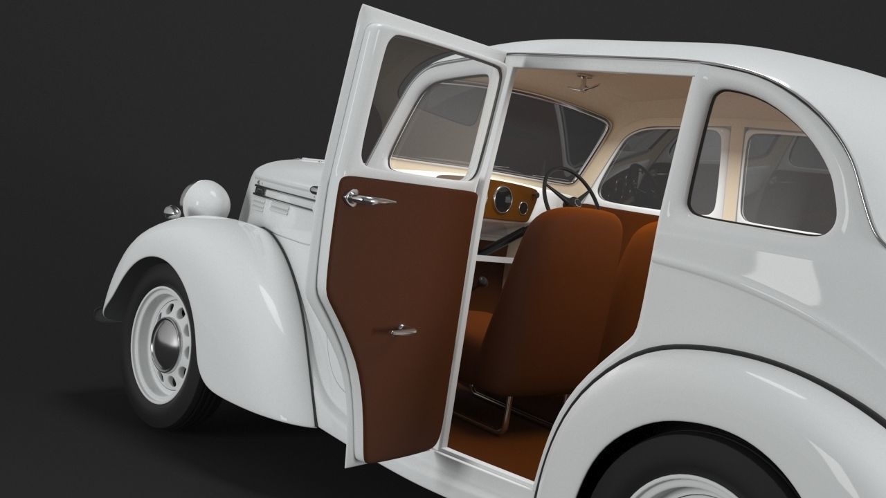 Hindustan Ten 3d Car Model 3D model_23