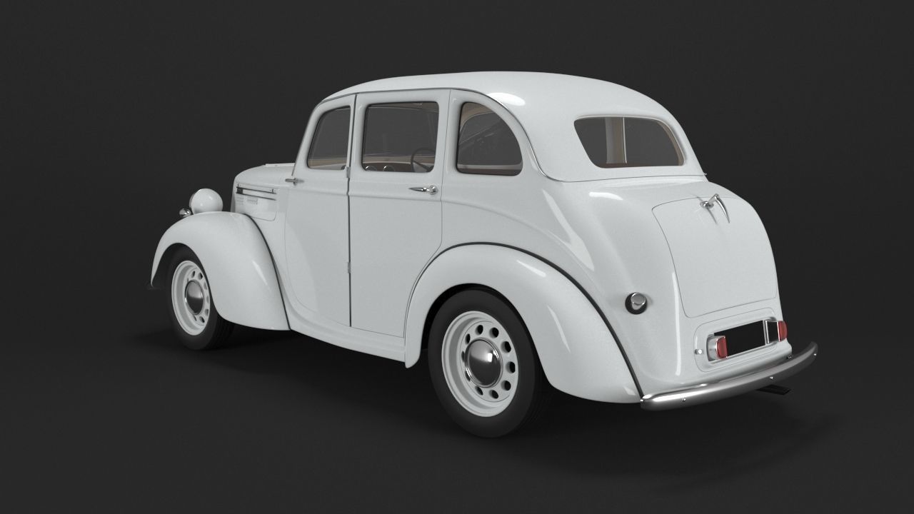 Hindustan Ten 3d Car Model 3D model_5