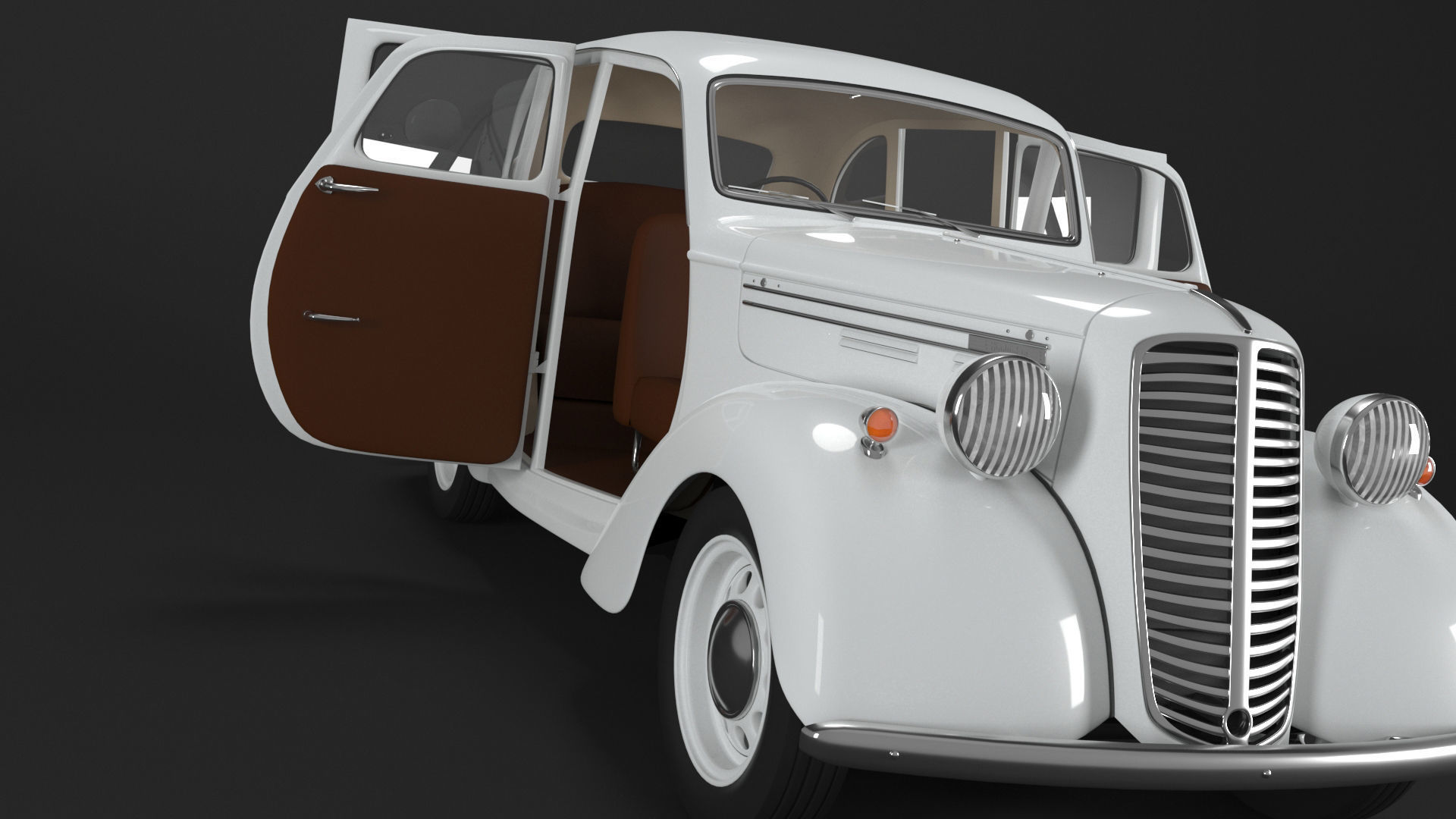 Hindustan Ten 3d Car Model 3D model_24