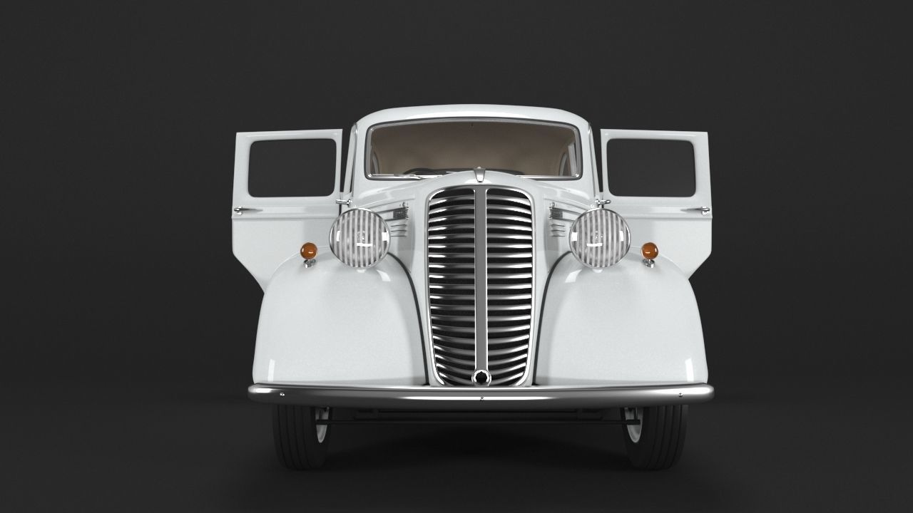 Hindustan Ten 3d Car Model 3D model_6