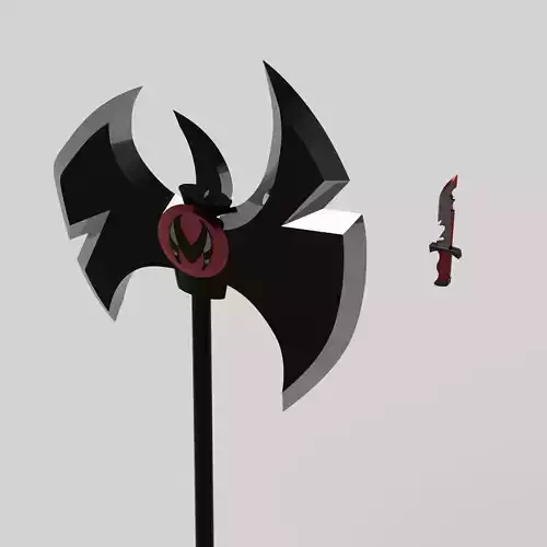 Millies Axe and Knife Weaponry Set