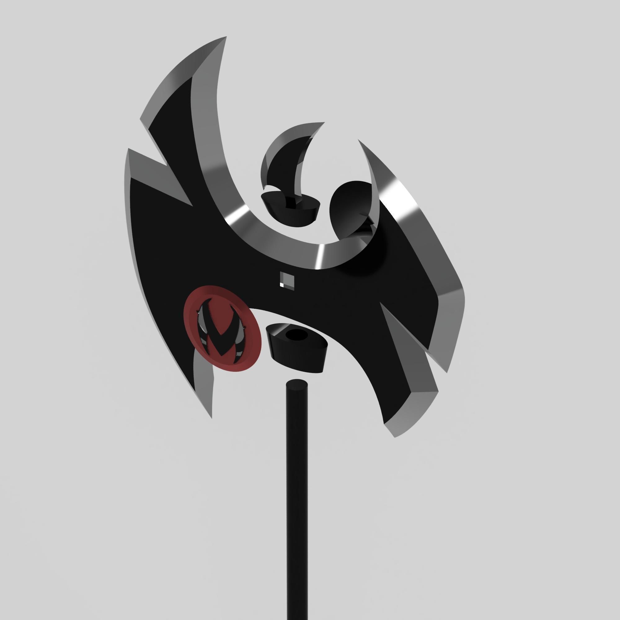 Millies Axe and Knife Weaponry Set 3D print model_3