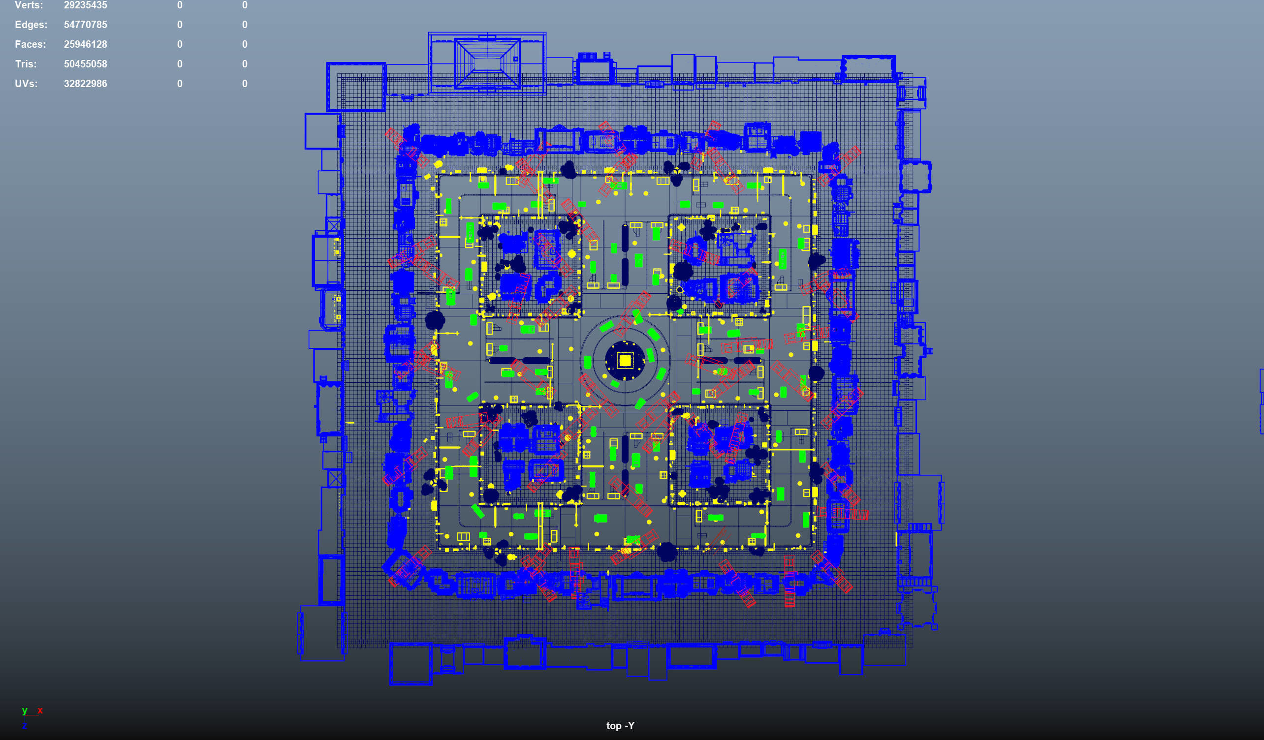 Cartoon City Street Scene V3 3D model_99