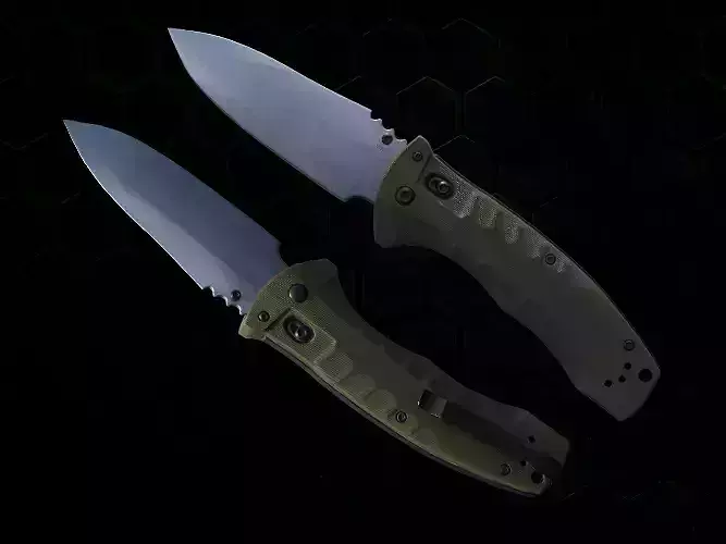 Knife military highpoly for film realistic