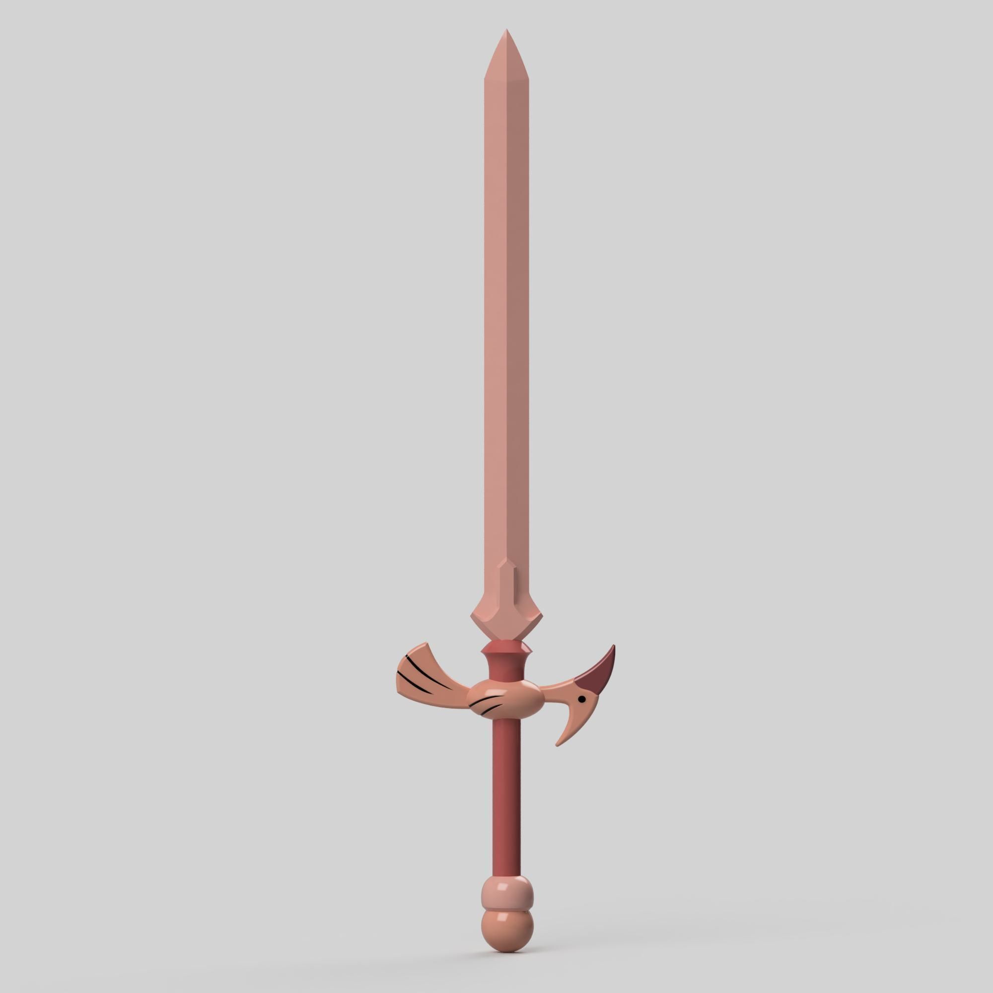 Sashas Heron Swords 3D print model_3