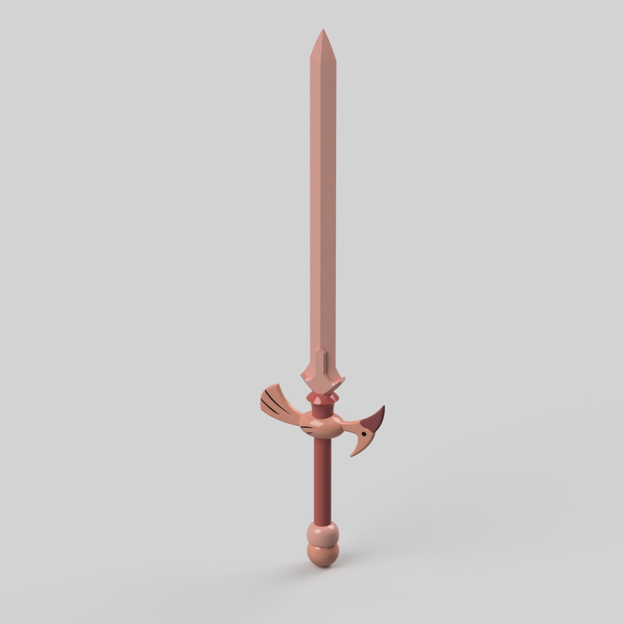 Sashas Heron Swords 3D print model_2