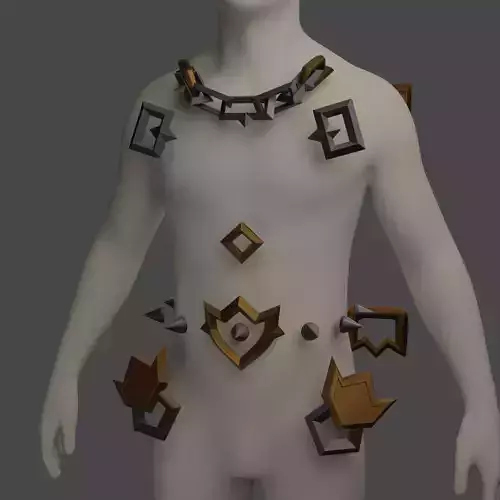 Soul Fighter Sett cosplay league of legends 3D print model