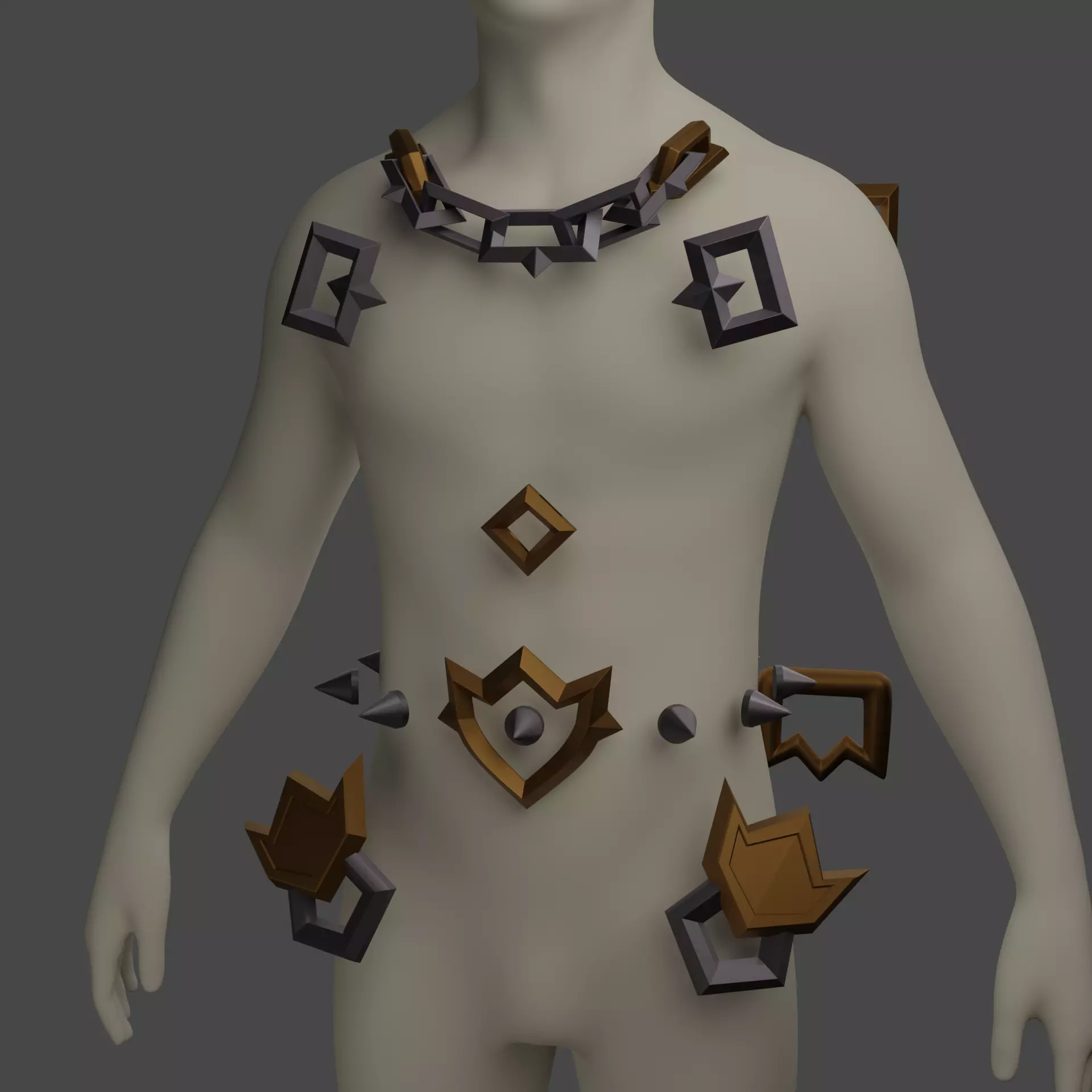 Soul Fighter Sett cosplay league of legends 3D print model 3D print model_0