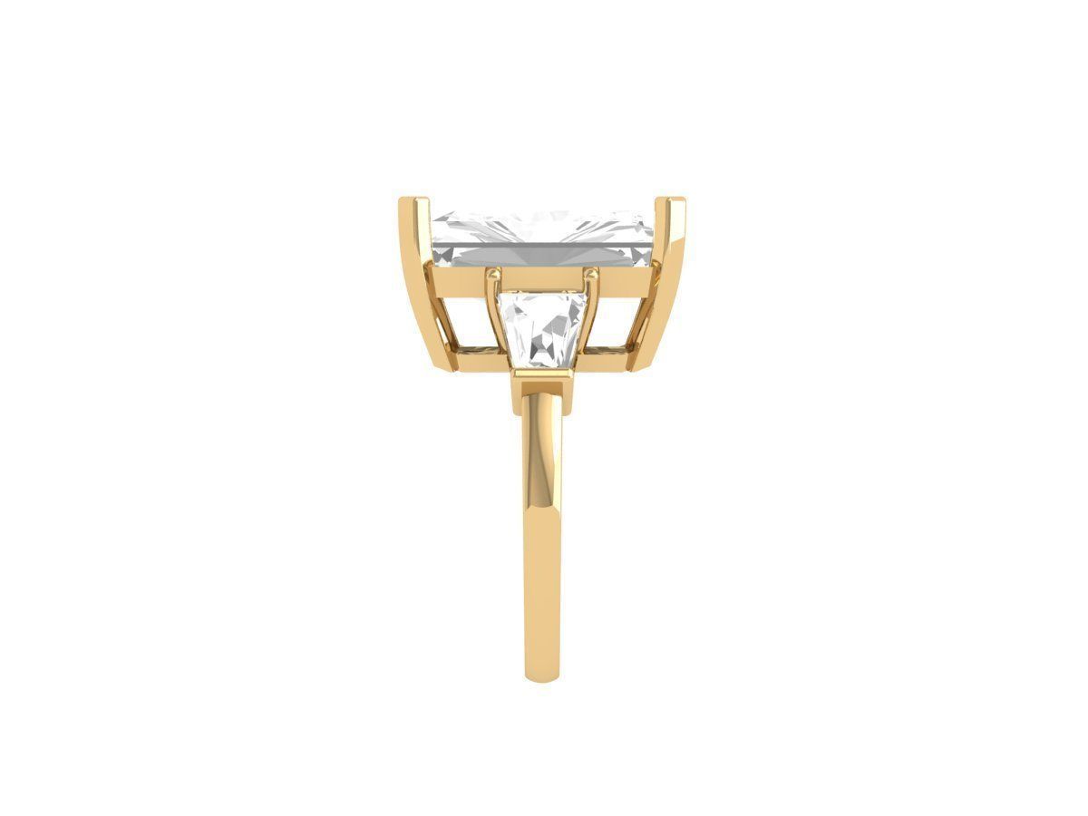 Emerald Radiant Ring 3D print model_11