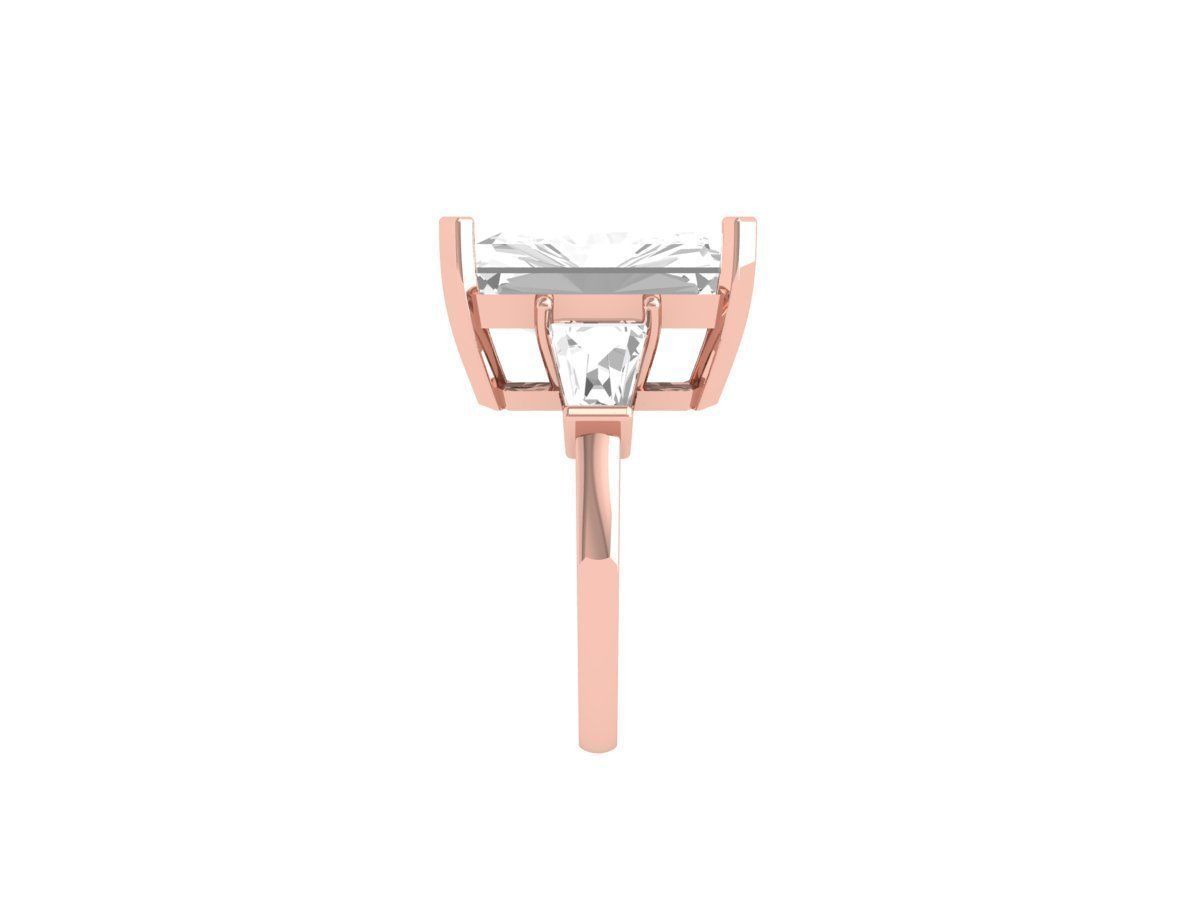 Emerald Radiant Ring 3D print model_10