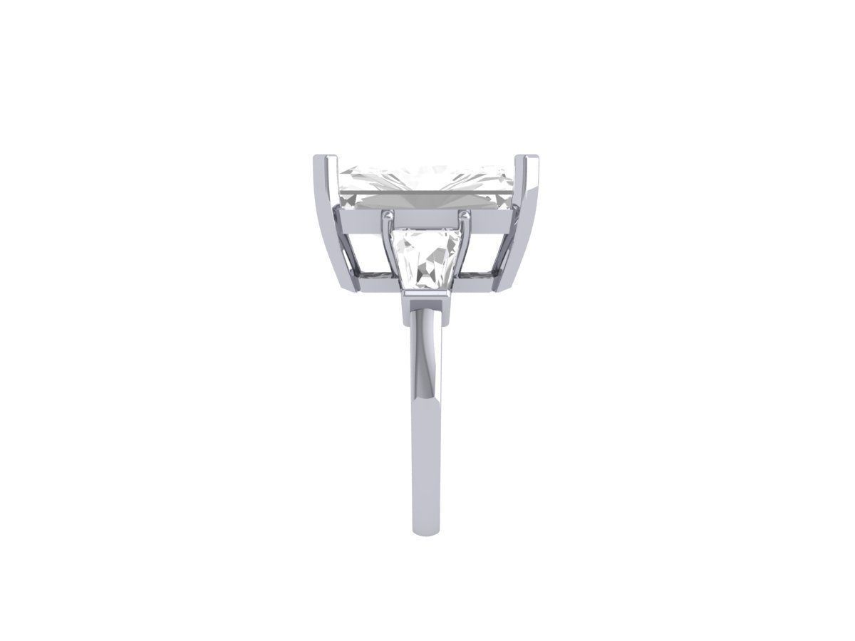 Emerald Radiant Ring 3D print model_9