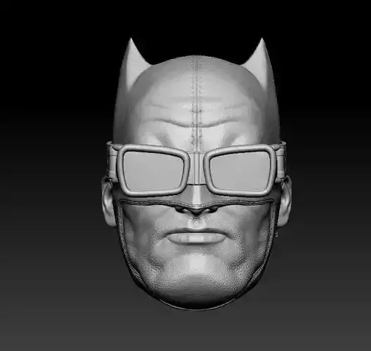 Steampunk Batman - Headsculpt for Action Figures 3D print model