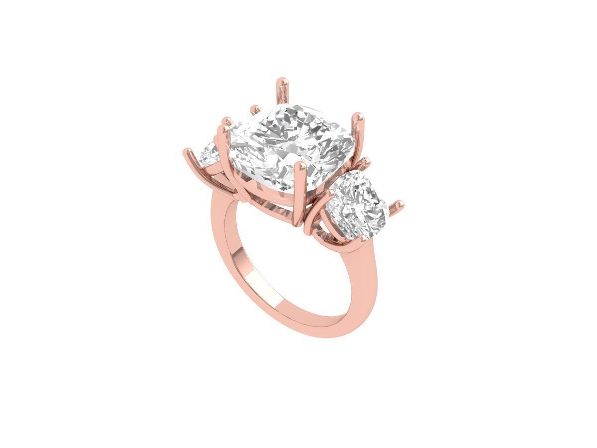 Cushion Ring 3D print model_2